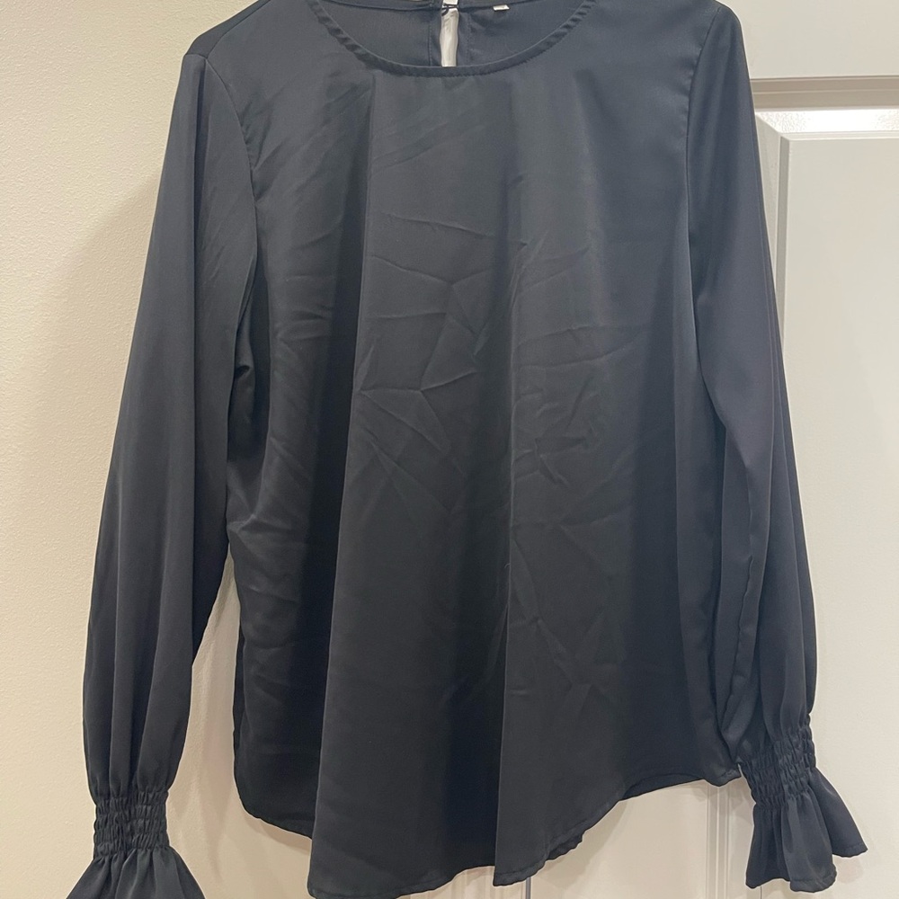 Elegant Black Women's Top